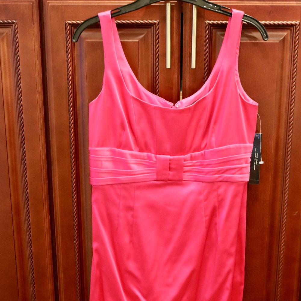 Tahari Beautiful "Bombshell" Pretty in Pink Dress